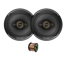 Pair (qty 2) Of Pioneer 6.5" 350W Speakers With Feet 16 Gauge Wire. Fixed Price $103.49.