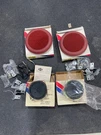 Datsun 210 Speaker Install Kit & Front Cover Grille Model 200SX Red Nos. Fixed Price $225.00.