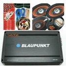 Blaupunkt AMP1604 Ch 1600W + 4X AB-790 6"X9" 1000W Speakers Ga Kit. Fixed Price $189.99.
