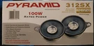 (24) Pyramid 100 Watt Duel Cone Car Stereo Speakers 312 Sx 3.5 Case Lot Pairs. Fixed Price $218.90.