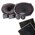 Mb Quart RS1-269 6X9" Reference Component Car Speakers + Damping. Fixed Price $114.98.