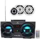 Mb Quart GMR1.5S2W Marine Bluetooth RECEIVER+2 White 6.5" Speakers+party. Fixed Price $129.95.