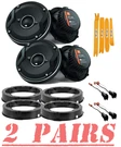 4 Jbl GTO629 6.5" 2WAY Front/rear Door Speakers For 2007-2017 Chevy Equinox. Fixed Price $319.99.