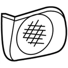 Genuine Mercedes Rear Left Door Speaker Cover Grill Black Trim 20373701889051. Fixed Price $44.72.