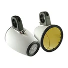 Pair Of 8" White Marine Tower Enclosures For Speaker, Leds & Tweeter Audiopipe. Fixed Price $261.99.