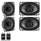 Kicker Bundle Two Pairs Of 4X6 Inch Series Speakers 44KSC4604. Fixed Price $199.98.