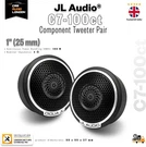 Jl Audio C7-100CT 1" Component Tweeter Pair 200W Rms Ceramic Dome Car Speaker. Fixed Price $640.27.