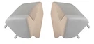 Mercedes Benz Speaker Covers - W124 Set Of Rear Light Gray. Fixed Price $229.95.