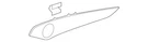 Genuine Mercedes-benz Trim Strip 205-720-00-80. Fixed Price $382.20.