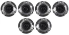 (6) Rockville RT5 2.8" Aluminum Car/pro Tweeters Titanium Diaphragm+kapton Vc. Fixed Price $94.95.