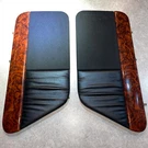 1989 1993 Mercury Cougar Ford Tbird Rear Speaker Cover Set Woodgrain & Black. Fixed Price $100.67.