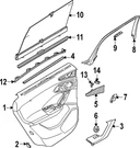 Genuine Audi Speaker Grille 85H-035-294-A-69D. Fixed Price $82.18.