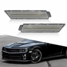 Clear Lens Front Side Marker Signal Lights Reflectors For 2010-2015 Chevy Camaro. Fixed Price $18.99.