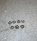1990-1996 Corvette C4 Radio Front Speaker Cover Mounting Nuts, (7), Gm. Fixed Price $17.99.