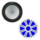Kicker 45KM104 10" 350W Svc Ohm Marine Subwooferw/white Multicolor Led Grilles. Fixed Price $224.95.