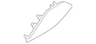 Genuine Mercedes-benz Cover Trim 297-727-47-00-2C41. Fixed Price $79.30.