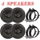 4X SD.653 6.5" 300 Watt Front & Rear Door Speakers For 2005-2012 Scion Tc. Fixed Price $103.99.