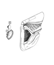 Genuine Mopar Speaker Right Rear 68517688AA. Fixed Price $18.94.