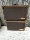 Vintage Rare Htf Singer Instructor Bookcase Speakers Tested 16X10X6.5 (M21). Fixed Price $52.50.