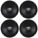 (4) Rockville RM64PRO 6.5" 800 Watt Ohm Spl Midbass/midrange Car Speakers. Fixed Price $100.80.