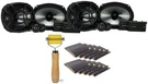 (2) Kicker 43CSS684 6X8" 900W Car Audio Component Speaker+nvx Sound Deadening. Fixed Price $357.99.