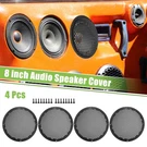 4PCS 8" Auto Speaker Grill Cover Mesh Audio Subwoofer Guard W/ Screws Abs Black. Fixed Price $22.72.