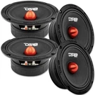 DS18 PRO-GM6B 6.5" Mid-range Car Speakers 190W Black With Red Center. Fixed Price $140.00.