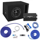 Skar Audio Single 8" 1200 Watt Evl Series Bass Package Amplifier And Wire Kit. Fixed Price $389.99.