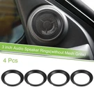 4 Pcs 3" Car Subwoofer Speaker Rings Spacers Audio Decorative Circle Black. Fixed Price $13.86.