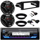 Jvc KD-X38MBS Single Din Receiver, 2X 6.5" Speakers, Harley 98-13 Accessories. Fixed Price $292.99.