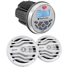 Planet Audio PGR35B Marine Stereo & Mb Quart NK2-116W 6.5" 2-WAY Coaxial Speaker. Fixed Price $186.70.