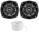 Kicker 10PS52504 5.25 Harley Davidson Motorcycle Speakers+marine Wire. Fixed Price $141.90.