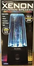 Bell + Howell Xenon Led Water Fountain Speaker Dances To Music. Fixed Price $18.99.
