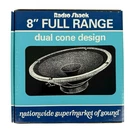 Radio Shack 8" Speaker Full Range Dual Cone 40-1272-D New Nos. Fixed Price $27.99.