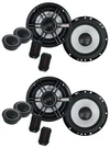 (2) Pairs Crunch 300 Watt CS65C 6.5" Car Audio Component Speakers 1/2" Inch. Fixed Price $66.80.