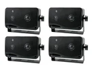 4) New Pyramid 2022SX 3.25" 200W 3-WAY Car Audio Mini Box Speakers System Inside. Fixed Price $51.99.