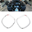 For Harley Davidson Road Glide Custom Fltrx 15-18 Chrome Front Speaker Trim. Fixed Price $20.32.