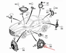 Mercedes-benz Sl R231 Front Door Midrange Speaker A2318200502. Fixed Price $51.79.