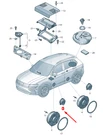 New Volkswagen Tiguan AD1 Front Door Treble Speaker 5NA035411 5NA-035-411. Fixed Price $70.70.