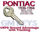 1936-1966 Gm Pontiac Doors Trunk Glovebox Key Cut To Code 8251-8500. Fixed Price $11.99.