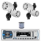 Pyle Marine Bluetooth Usb/aux Receiver, 4X 2.25 10W Off-road Speakers, Wire. Fixed Price $101.49.