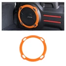 Rear Trunk Speaker Cover Trim Decor Ring For Jeep Wrangler Jl Rubicon 18+ Orange. Fixed Price $31.99.