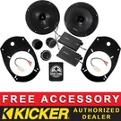 Kicker CSS654 6.5" Oem Speaker Replacement Full Kit For Dodge Ram 1500 2002-2010. Fixed Price $179.99.