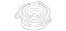 Genuine Audi Inst Panel Speaker 85E-035-453. Fixed Price $47.13.