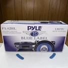 Pyle Audio Car Speakers PL42BL 4" 180 Watt Way (pair) Blue Label New. Fixed Price $21.43.