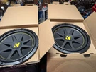 Pair Kicker Comp Subwoofer 10C124. Fixed Price $139.95.