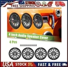 4PCS 4" Car Speaker Grill Cover Audio Subwoofer Guard W/ Screws Gloss Black. Fixed Price $14.95.