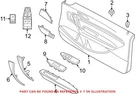 Genuine Oem Passenger Right Speaker Cover 51417278450 For Bmw. Fixed Price $18.75.
