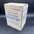 Nos Realistic Rear Deck Surface Mount Speakers Classic Muscle Car Vtg 12-1842. Fixed Price $52.50.