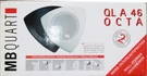 Mb Quart Ql 46 Octa Surface Mount Wall Satellite Speaker Black Pair New Nos. Fixed Price $130.50.